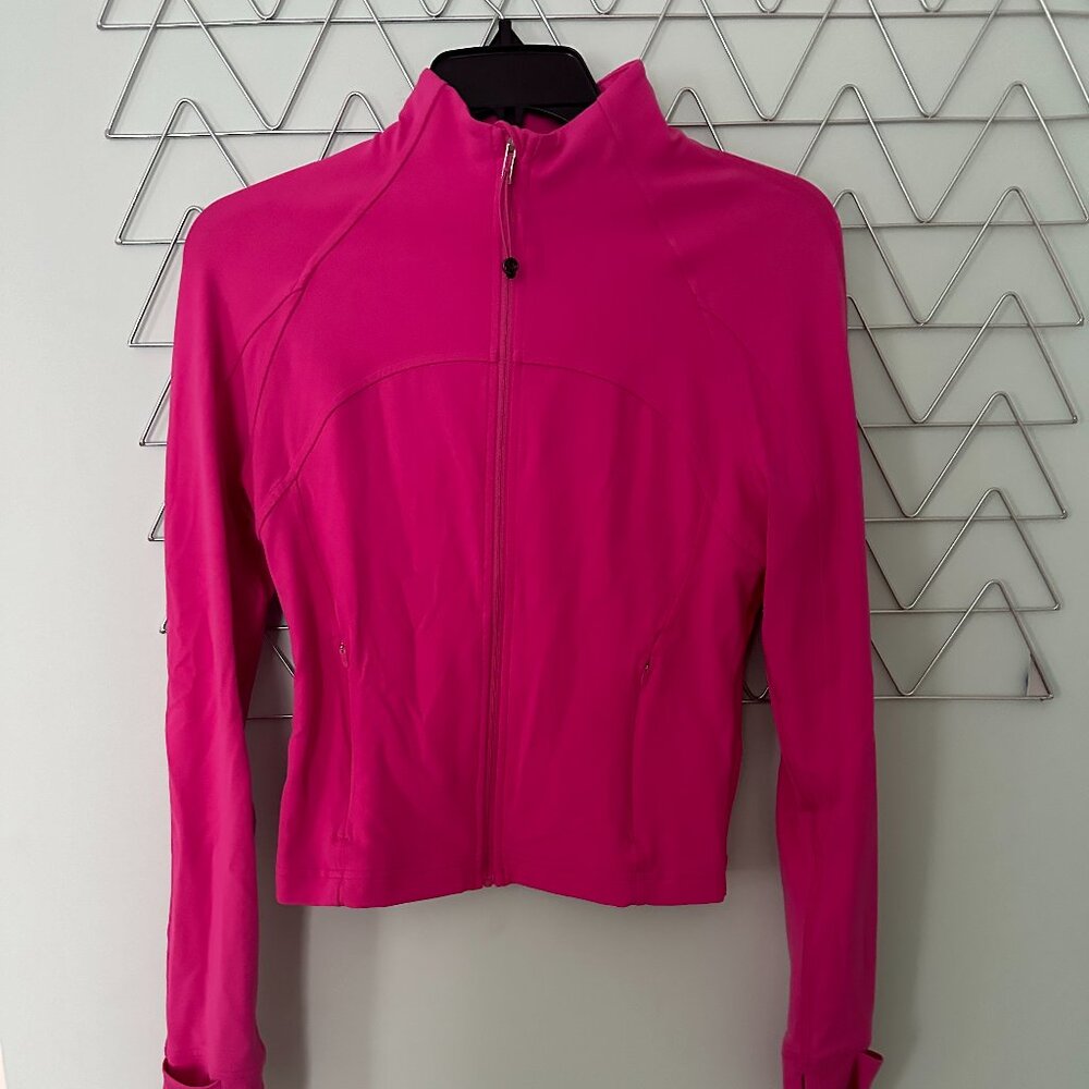 Lululemon Sonic Pink Define Cropped Jacket Nulu